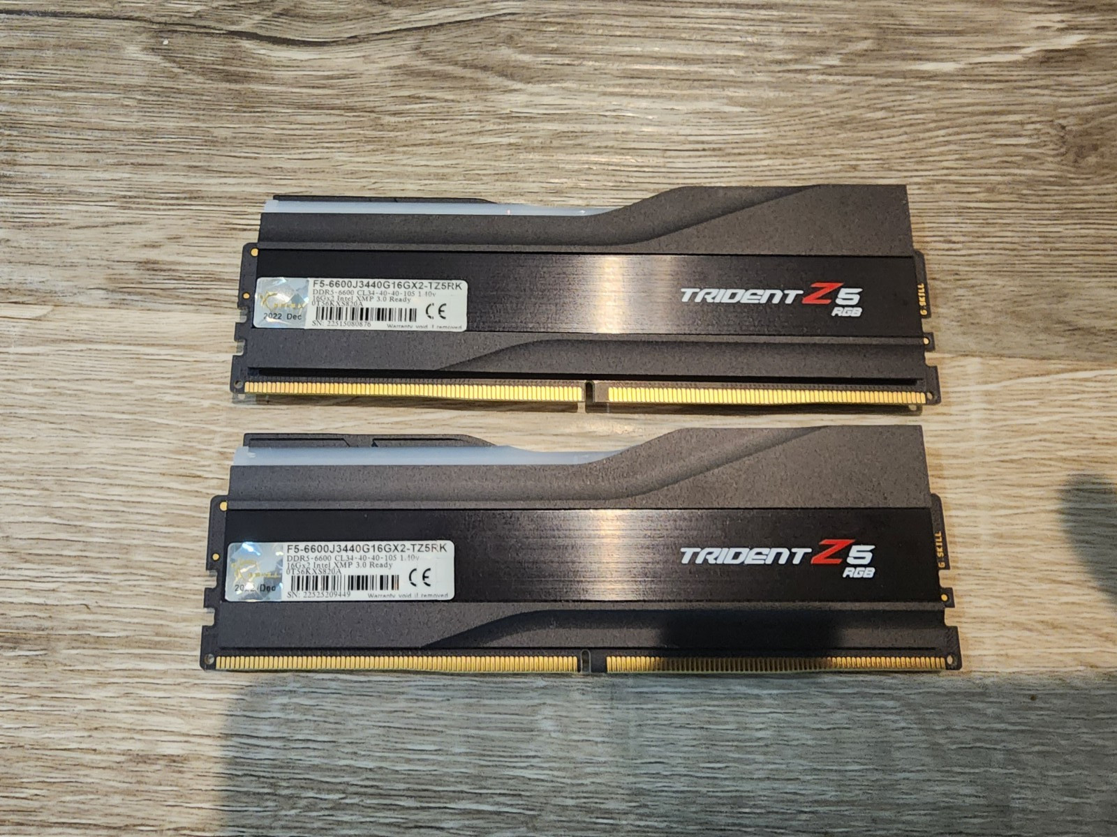 G.SKILL TRIDENT 32GB Z5 RGB F5-6600J3440G16GX2-TZ5RK