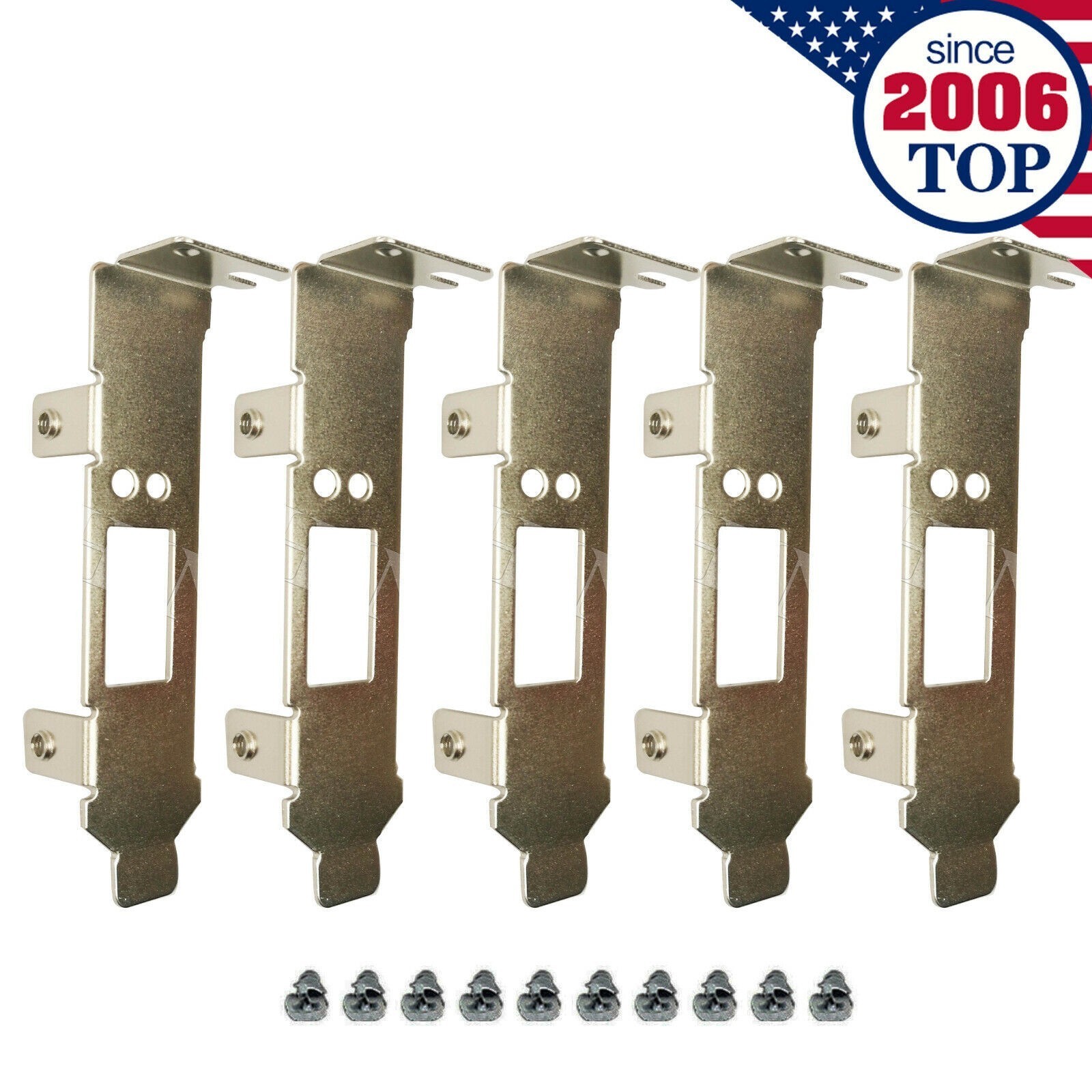 5pcs short Bracket for  Mellanox CX353A MCX353A-FCBT MCX353A-QCBT MHQH19B-X