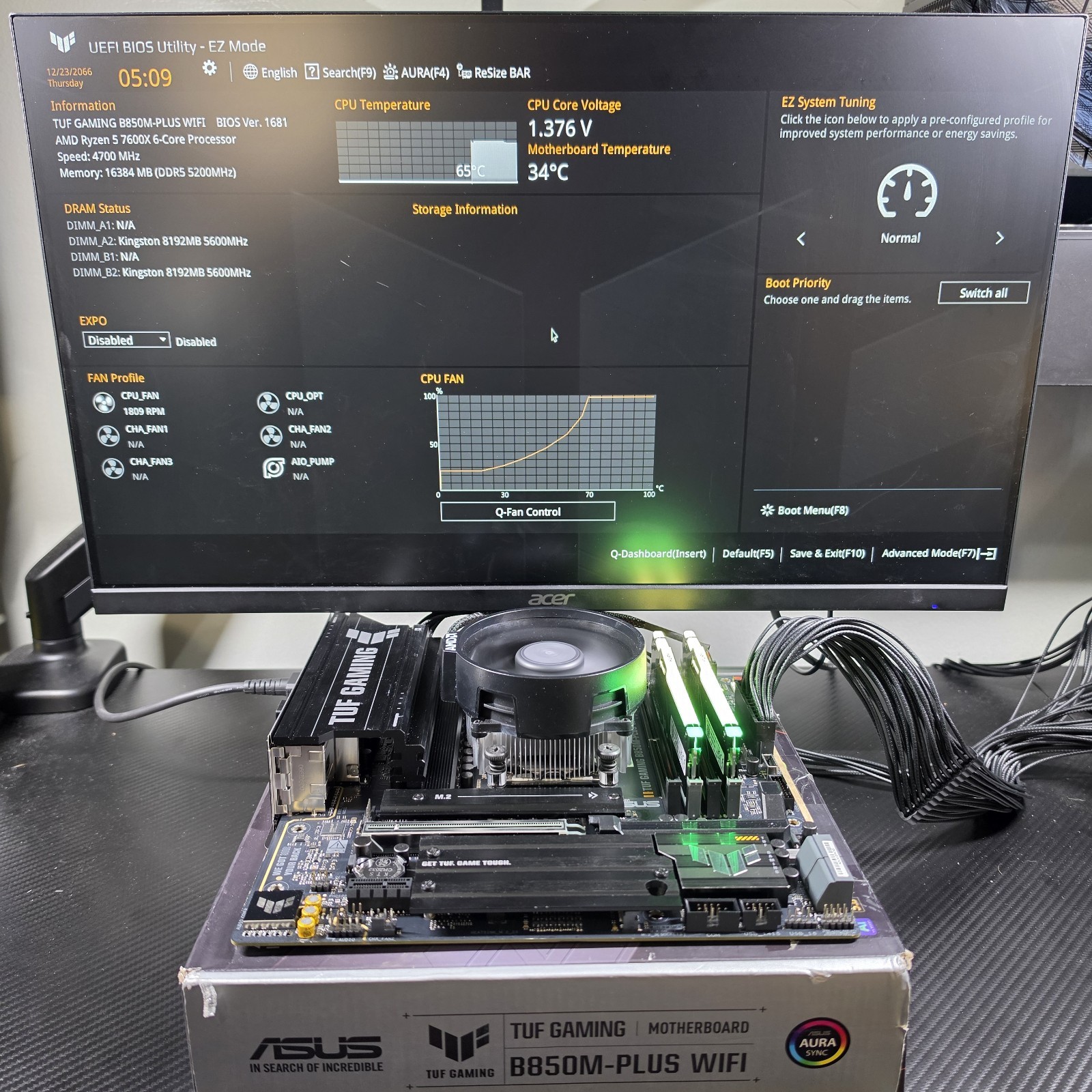 ASUS TUF Gaming B850M-Plus WiFi AMD AM5 mATX Motherboard #234