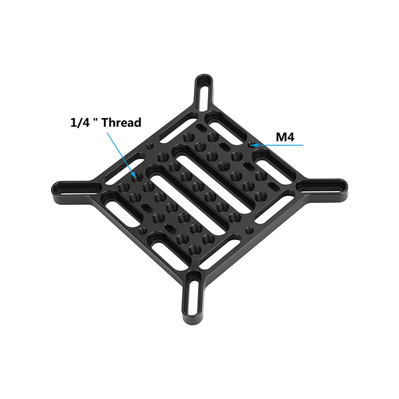 CAMVATE Cheese Plate+75x75mm & 100x100mm VESA Mount For Use With Monitor Bracket