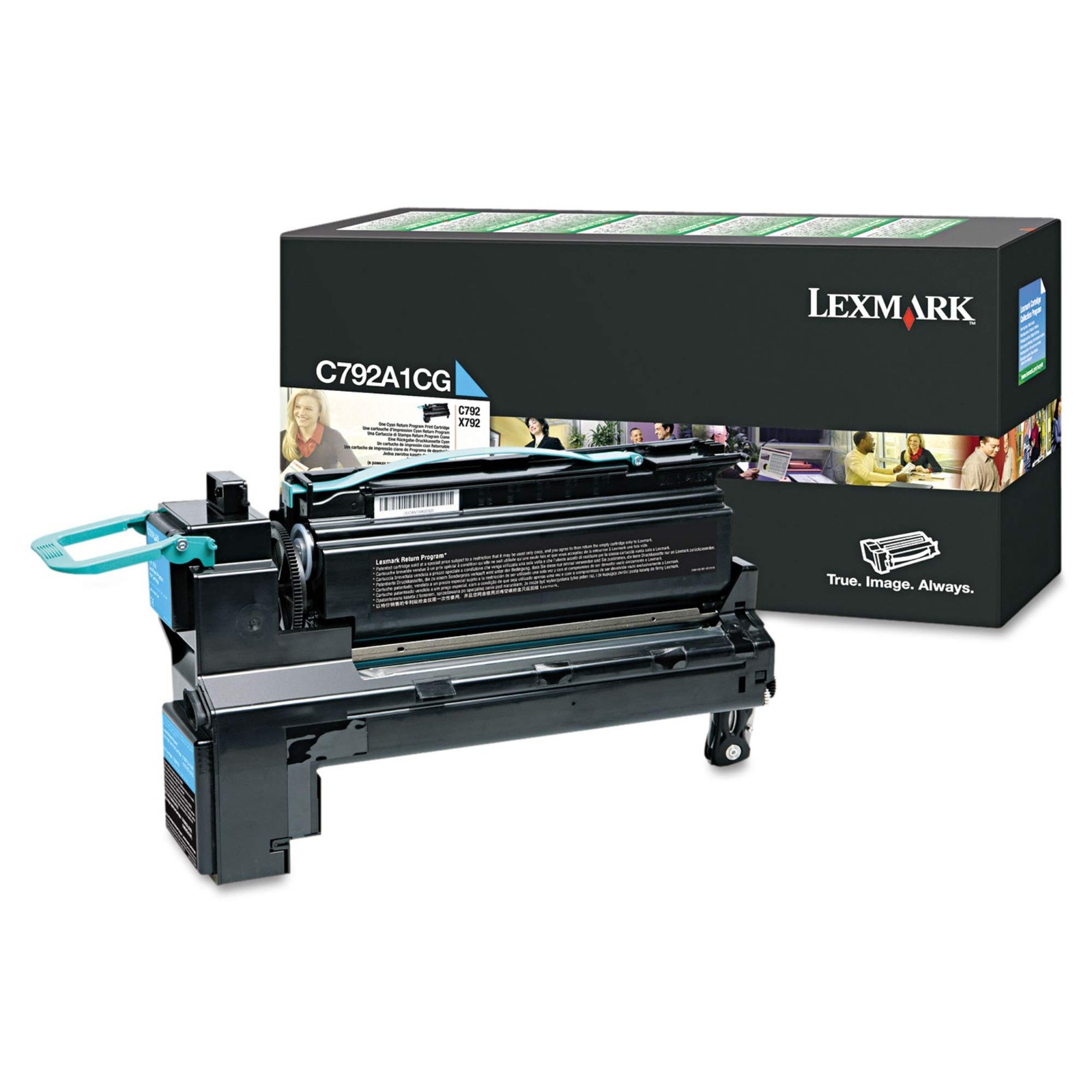 Original Lexmark C792A1CG Cyan Toner. New Sealed Box, We Ship Fast