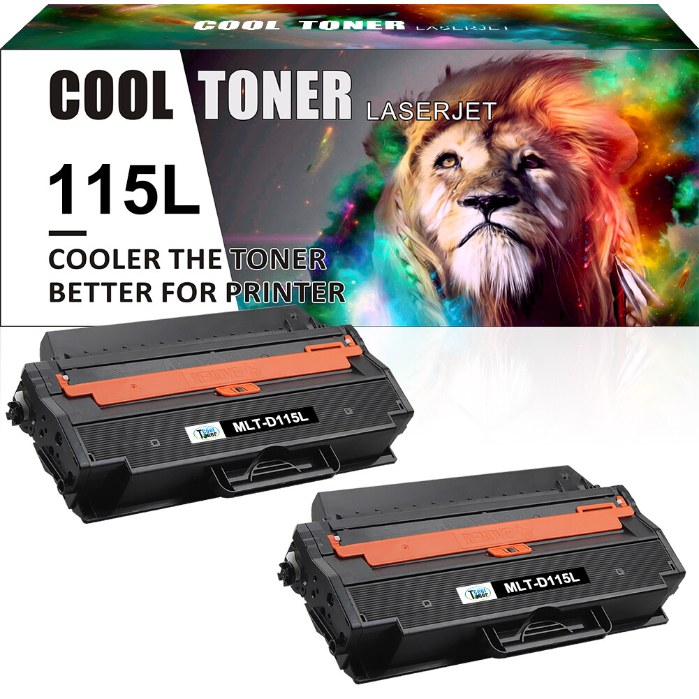 2× MLT-D115L 115L Toner Compatible with Samsung Xpress SL- M2670FN M2670 Printer