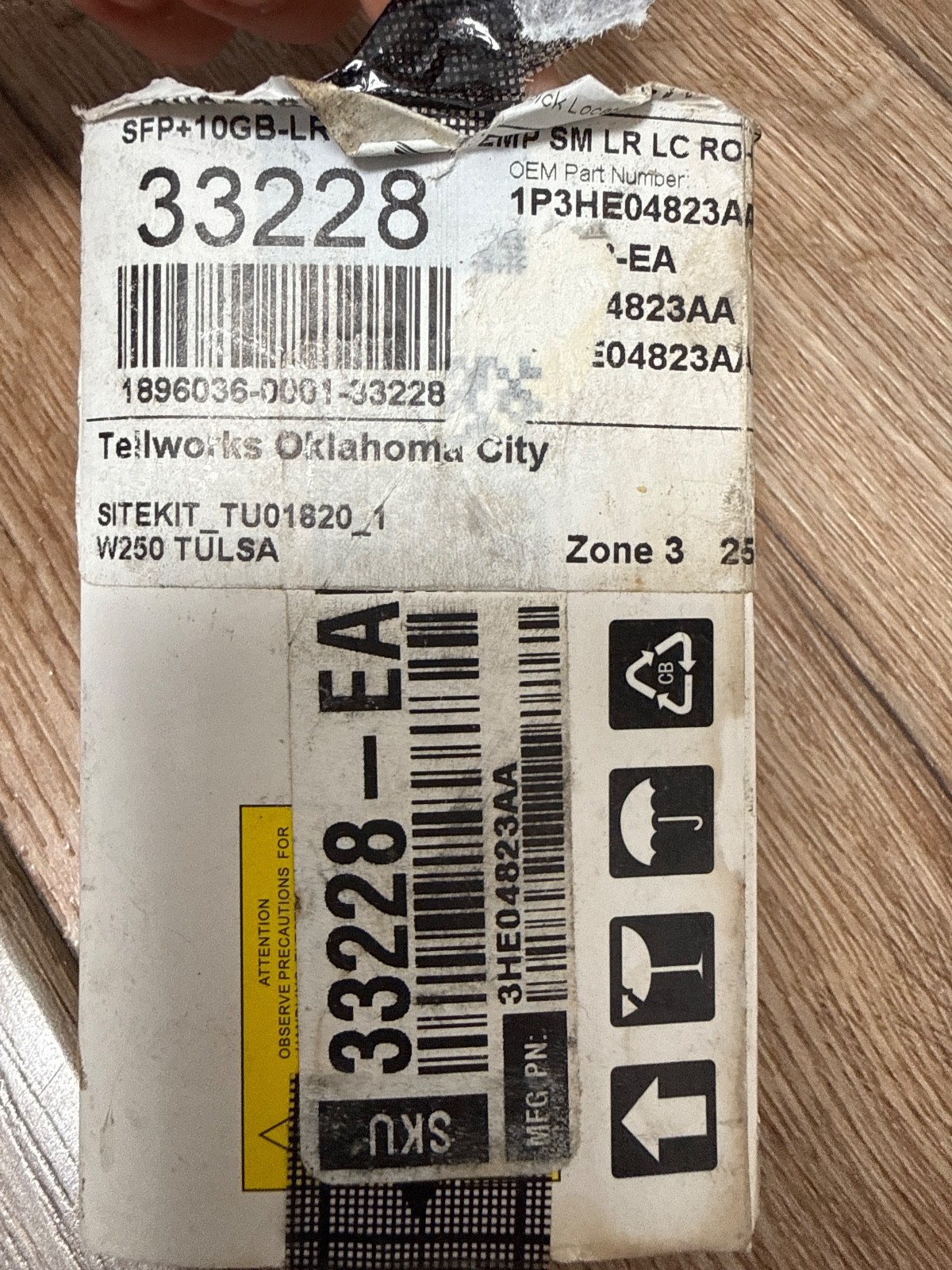Nokia 3HE04823AA 33228-EA SFP+ 10GbE LR LC Optical Transceiver Module OEM