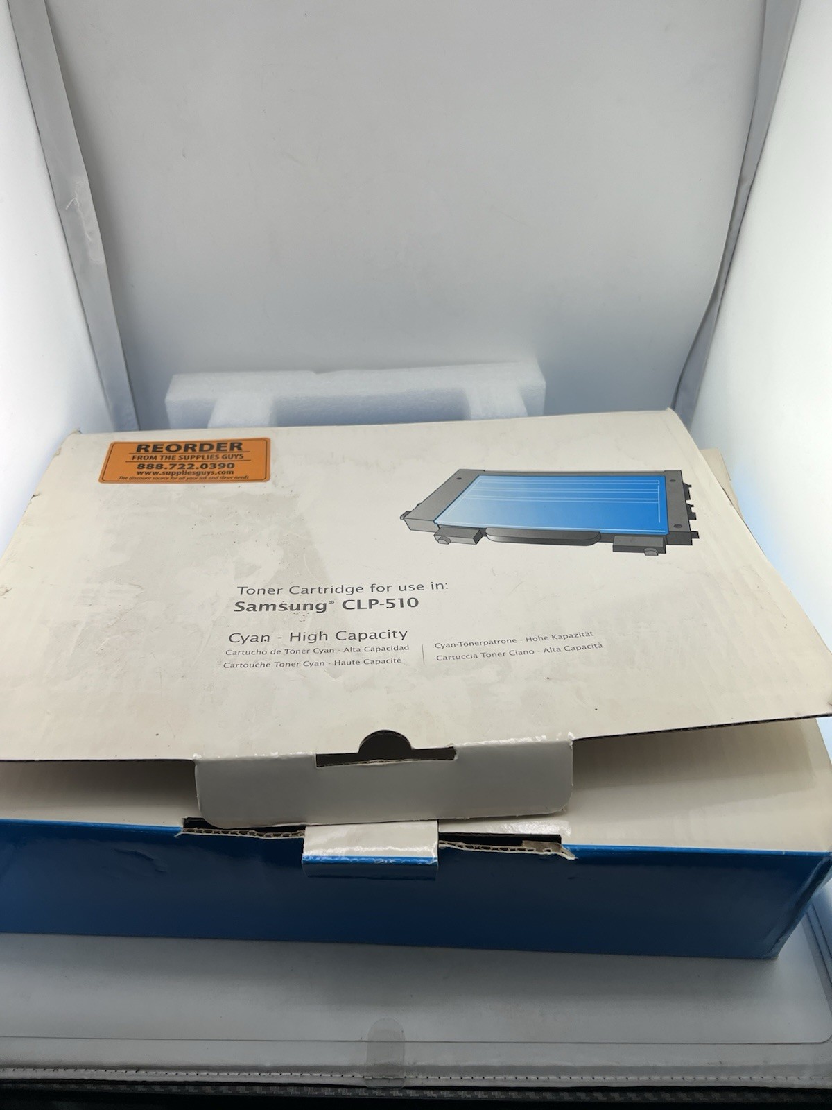 Cyan High Capacity Toner Cartridge for Samsung CLP-510