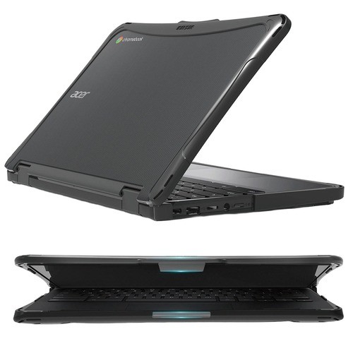 iBenzer Hexpact SecureLock 11 Inches Laptop Case - Black LC-HPE-AC11R753-BK