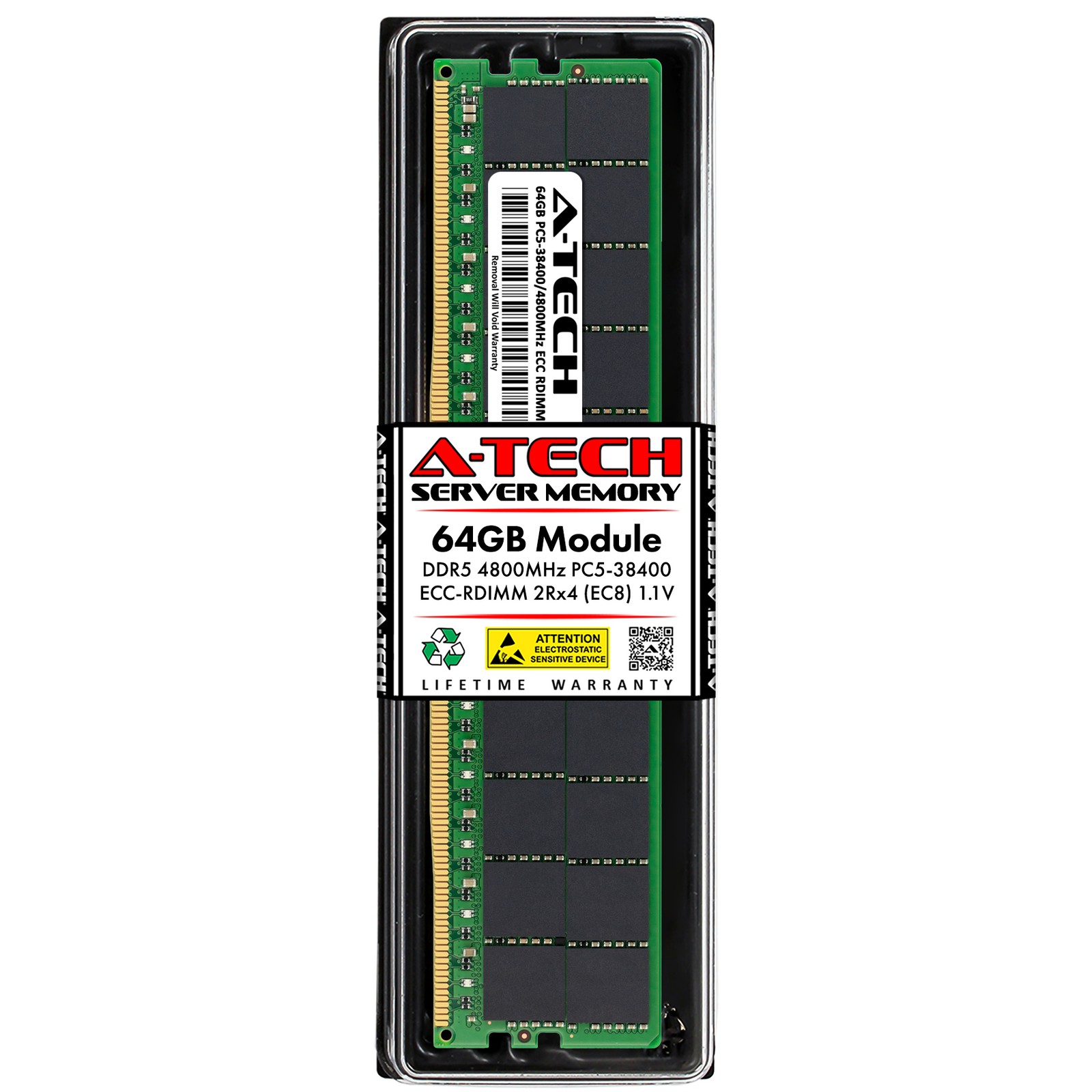 64GB DDR5 PC5-38400R RDIMM Replacement for Micron MTC40F2046S1RC48BAX Memory RAM