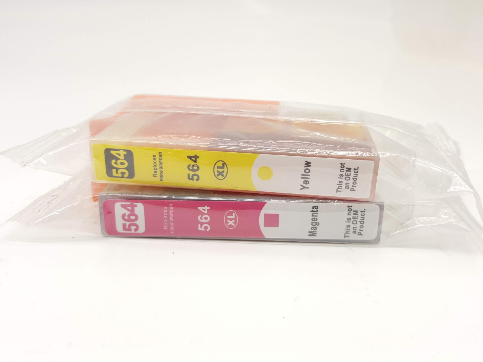 2PK New 564XL Ink Cartridge for HP Photosmart YELLOW + MAGENTA