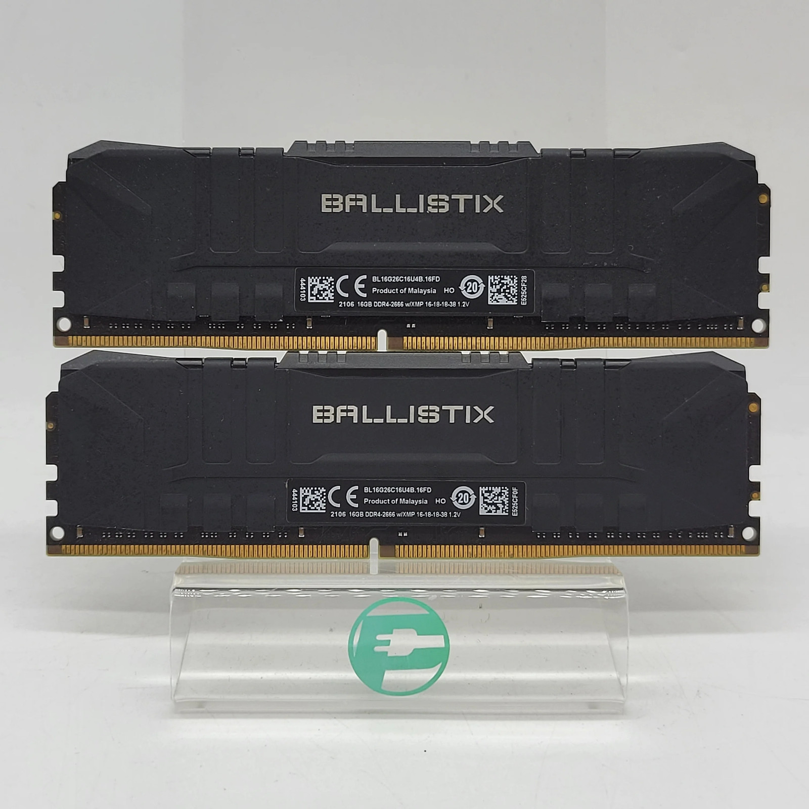 Crucial Ballistix 32GB (2x16GB) RAM DDR4 2666MHz BL16G26C16U4B