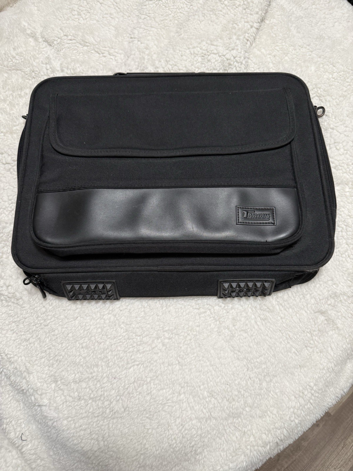 Vtg Deadstock Targus Laptop Briefcase Y2K Office Core Minimalist Tech Bag Strap