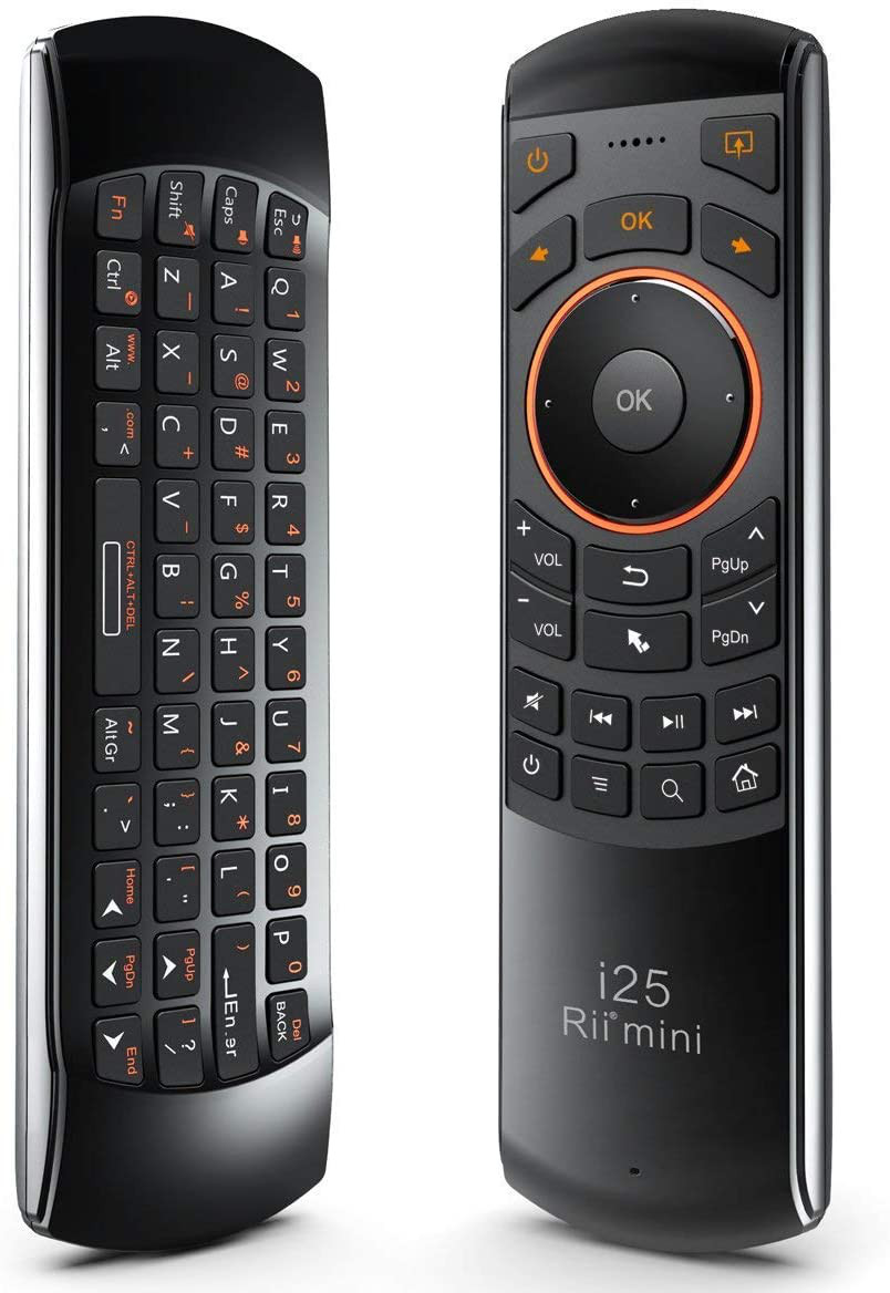 Rii K25 Multifunction Portable 2.4GHz Mini Wireless Fly Mouse Keyboard Remote