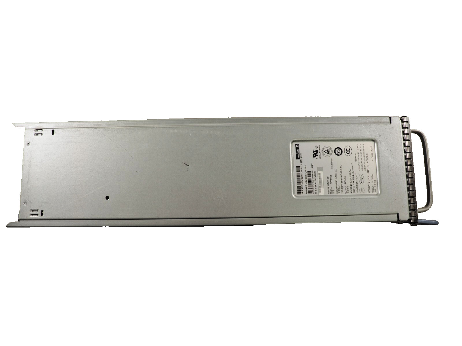 HP 0957-2321 Murata Model: PPA0008 48V 1000W Power Supply