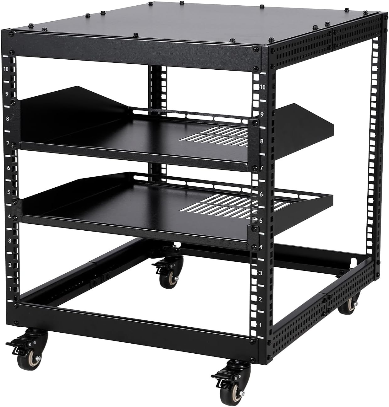Garvee 10U 15U 20U Network Rack Heavy Duty Open Frame Network/Server Rack for IT