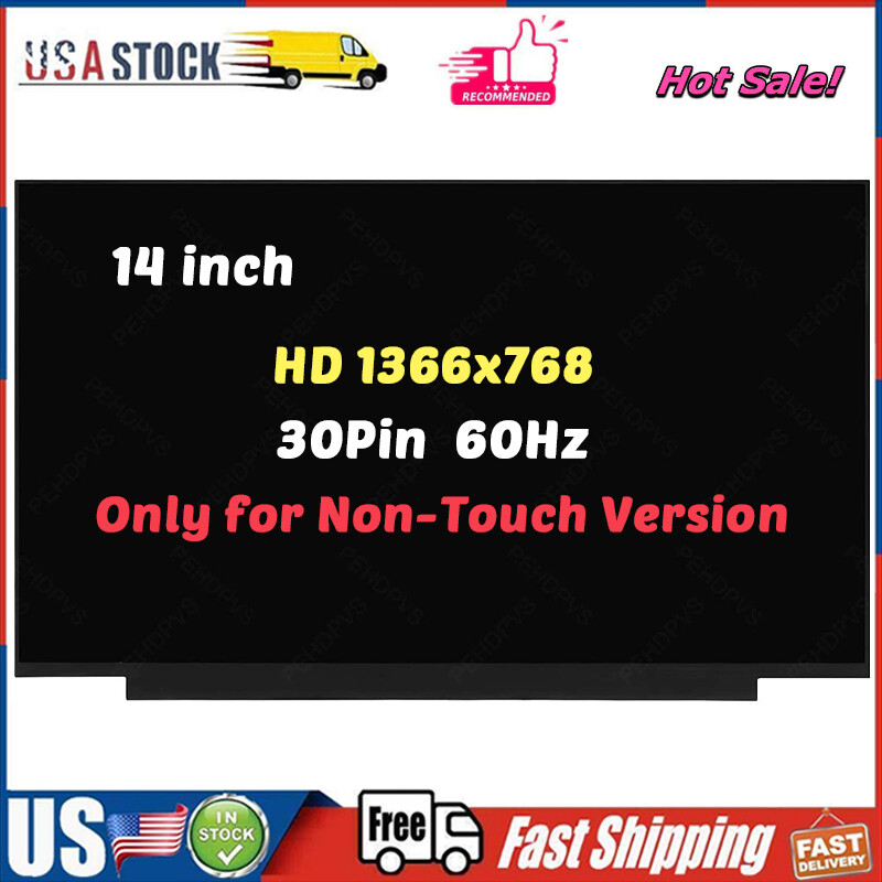 For HP Laptop 14-DQ 14-DQ0002DX 14-DQ1089WM LCD Non-Touch Screen Display Panel