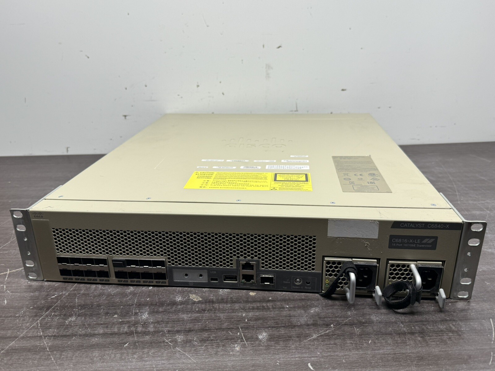 Cisco C6816-X-LE C6840-X 16 port Supervisor Chassis Managed Switch - V98
