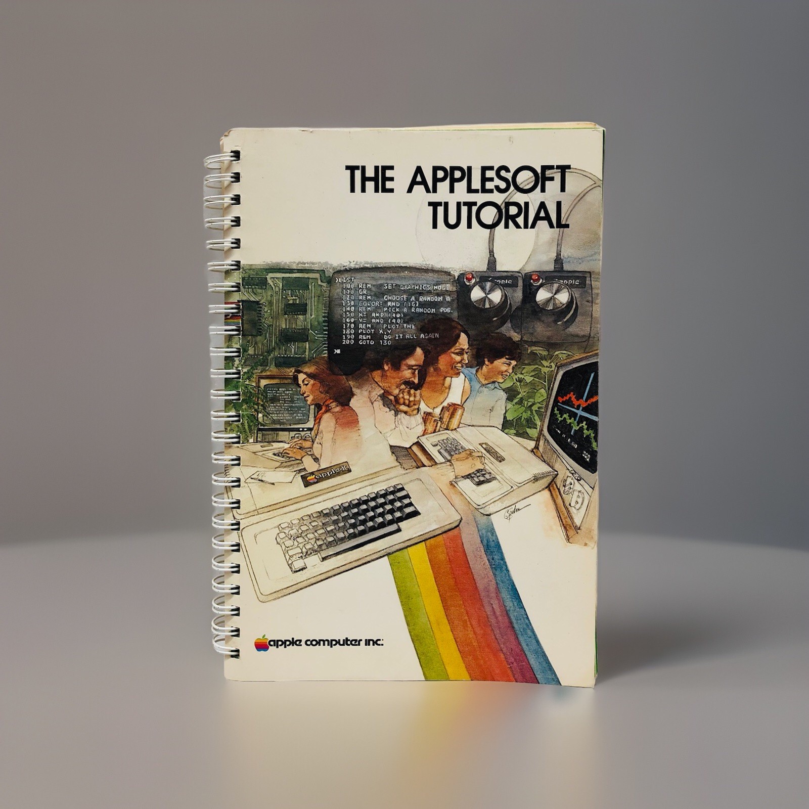 RARE Vtg The Applesoft Tutorial Apple II Basic Programming Manual 030-0044-00