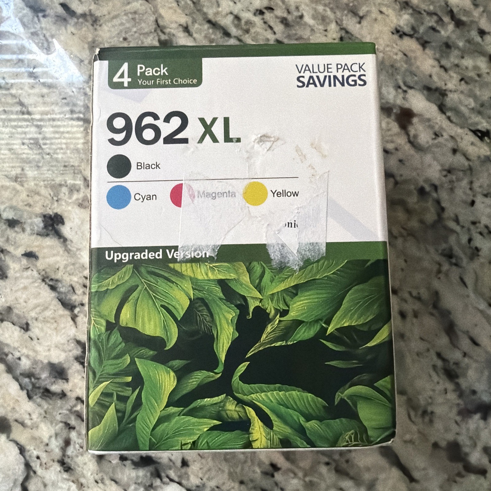 962XL Ink Cartridges Combo Pack Replacement BK/C/Y 4 PACK for HP OfficeJet Pro