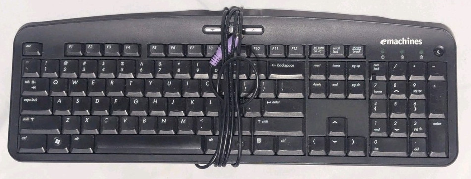 PS/2 Keyboard Mouse Combo - Sturdy-Excellent Pre-Owned-Help Save Your USB Ports