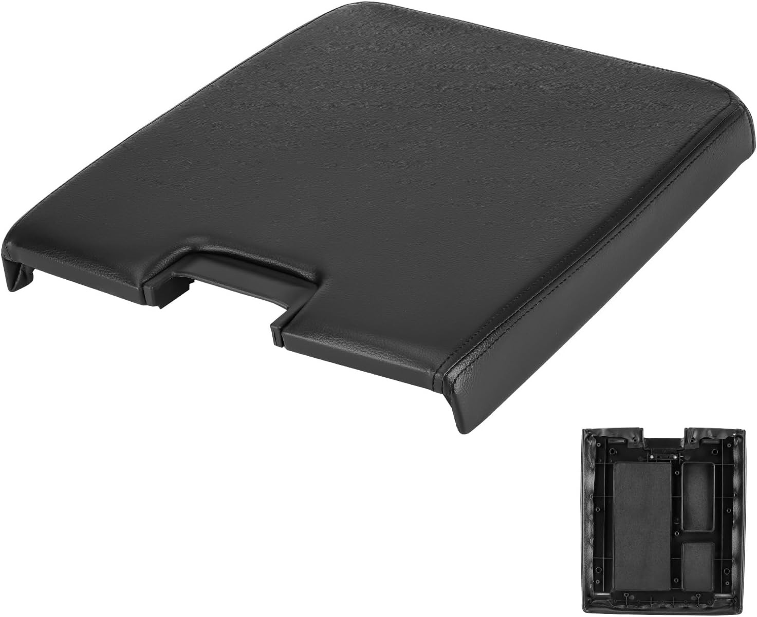 Youxmoto Center Console Lid 07-14 Fit for Chevy Silverado 1500 2500HD Black 