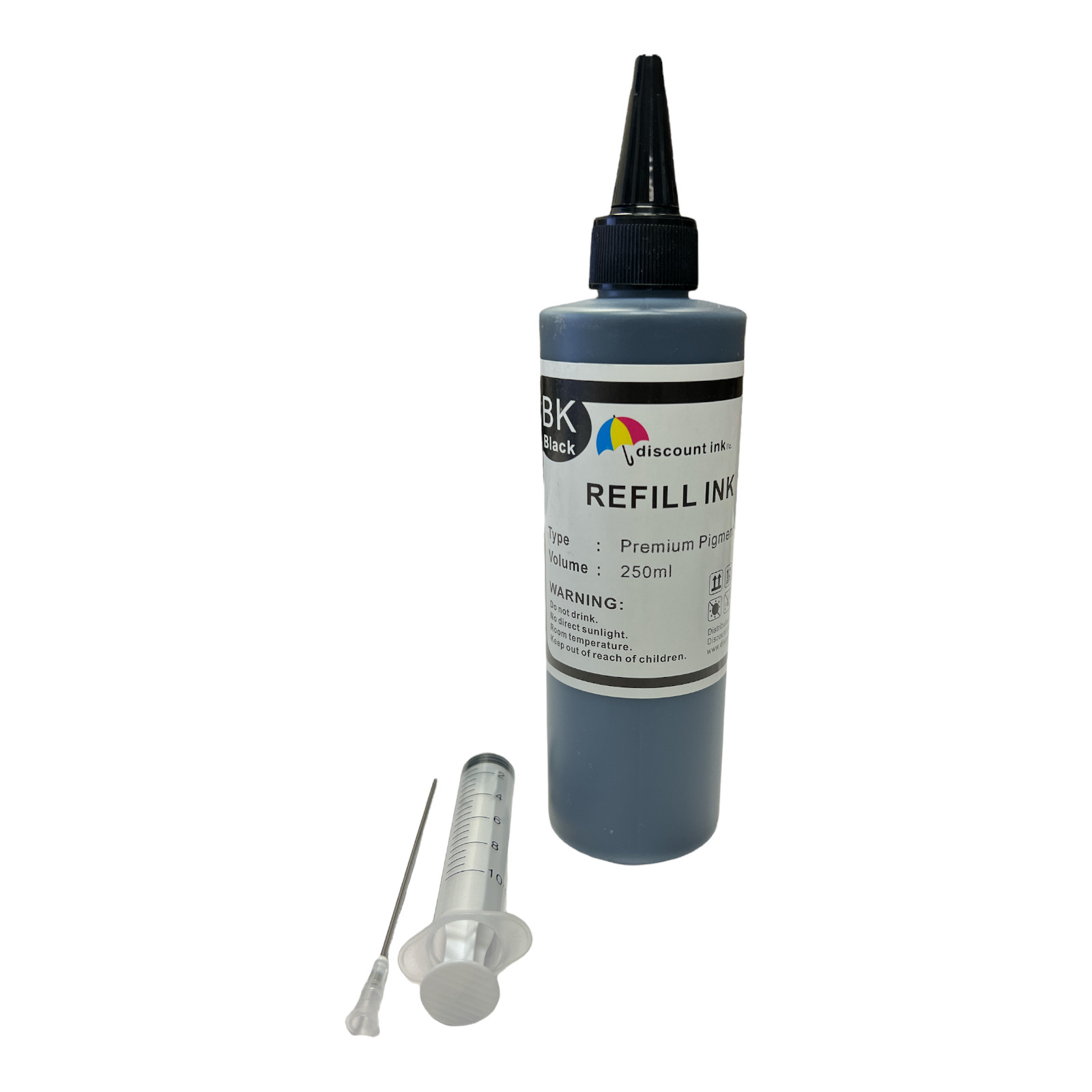 250ml black pigment Ink Refill Bottles For Brother LC41 LC61 lc79 lc75 lc103