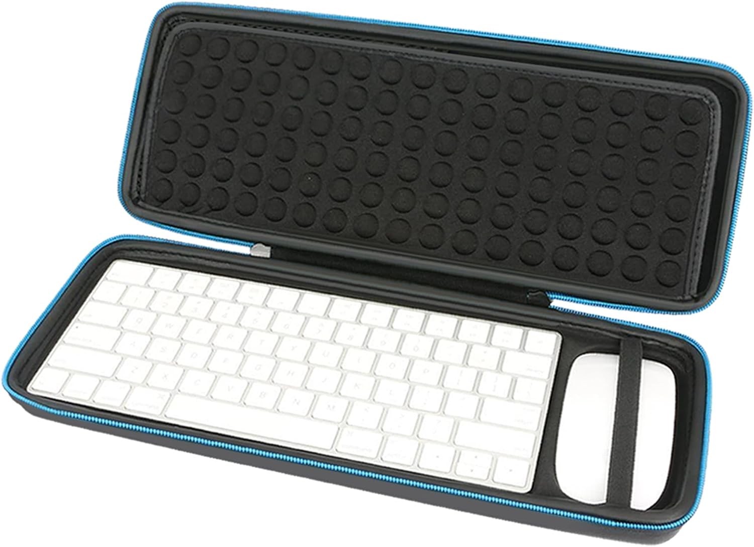 Baval Hard Portable Case for Apple Magic Wireless Keyboard and Mouse  PU Leather
