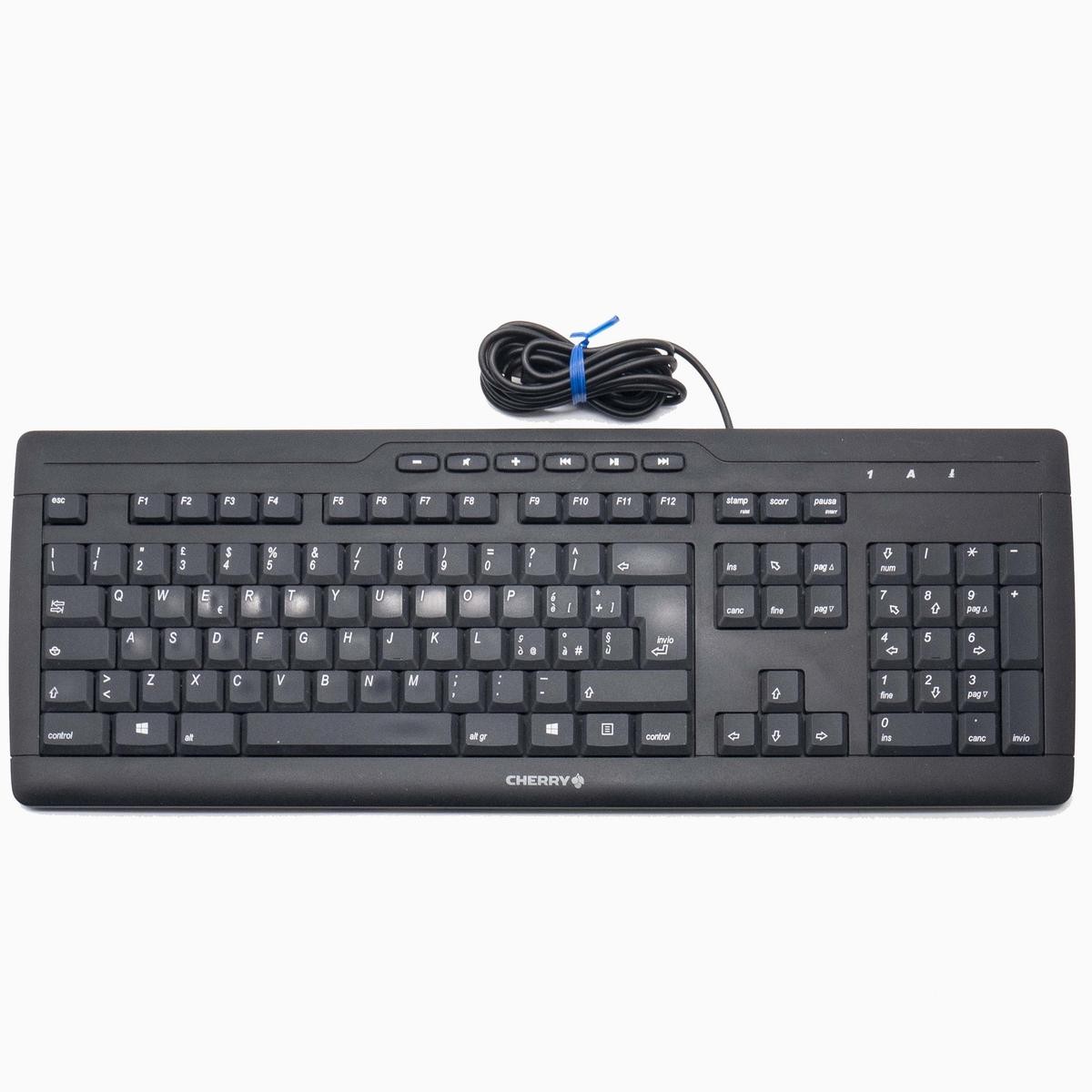 Cherry Stream 3.0 Wired Usb Keyboard G85-23200IT-2/01 G230 Silent