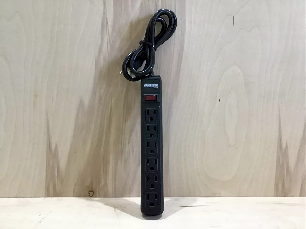 Minuteman MMS362P 6 Outlet Surge Protector