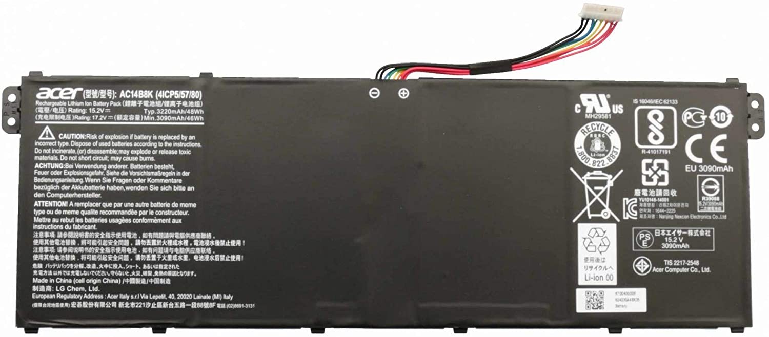 Genuine AC14B8K AC14B3K battery for Acer Chromebook CB3-111 CB5-571 AspireV3-371