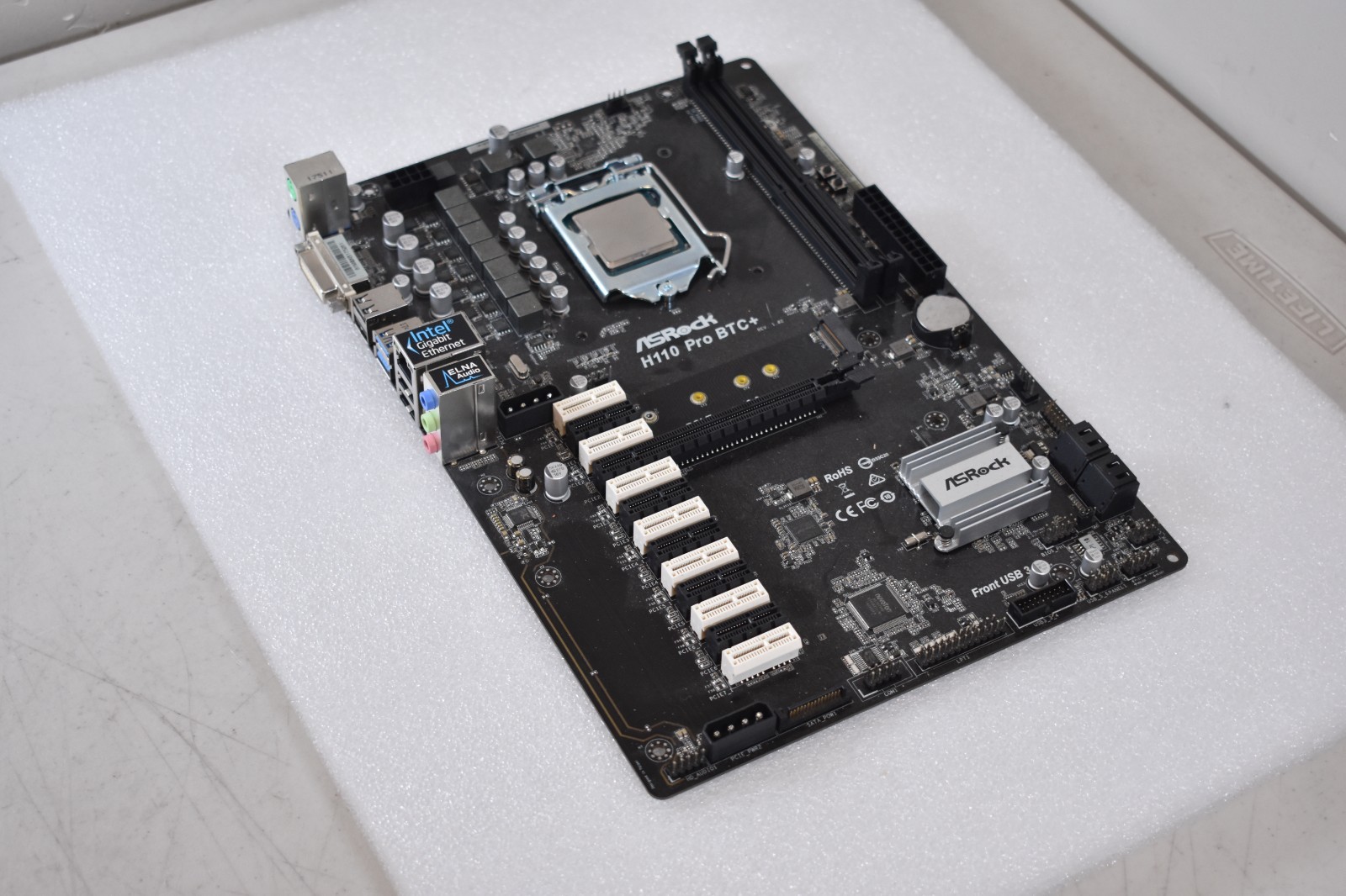 ASRock H110 Pro BTC+ ATX Motherboard LGA1151 H110 Chipset Intel i5- 6500 Combo