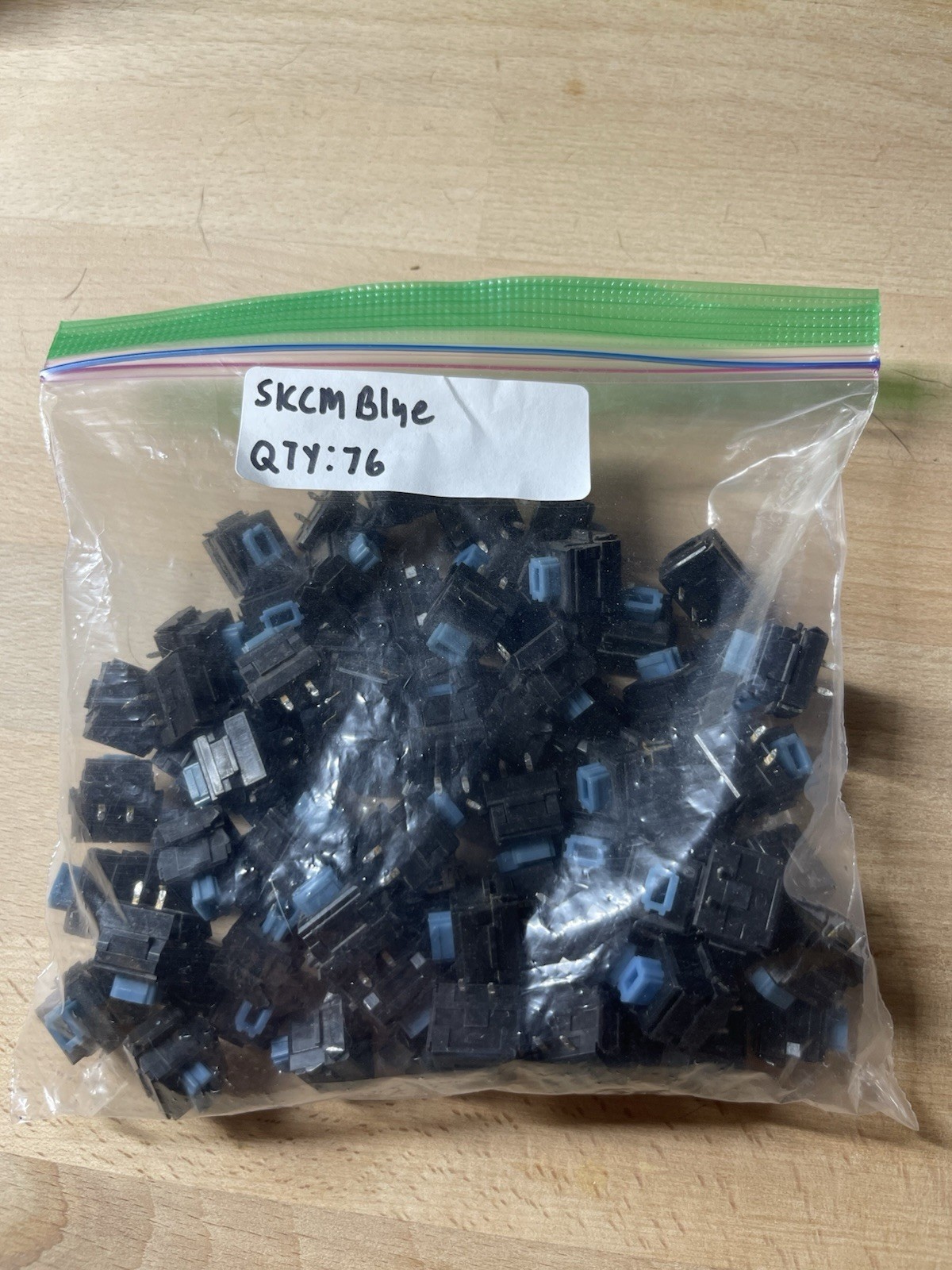 Alps SKCM Blue Keyboard Switches (76 QTY)