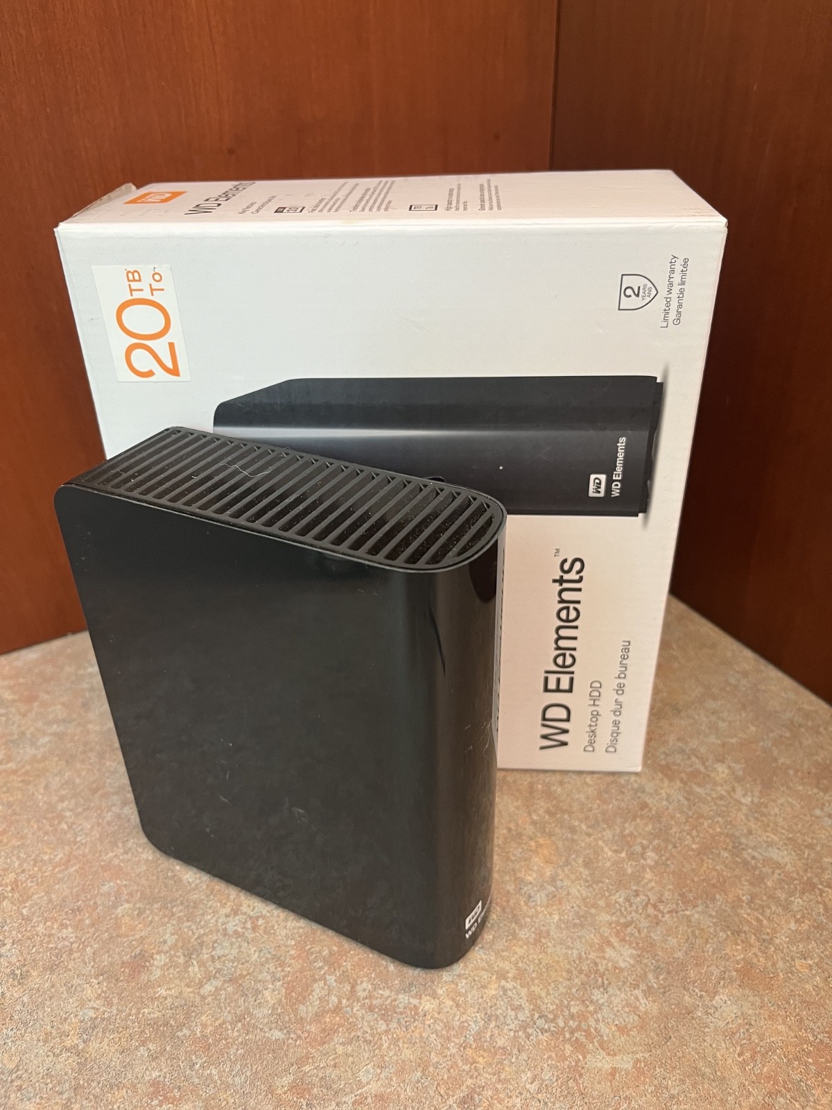 Western Digital 20TB WD Elements External Hard Drive USB 3.0 HDD