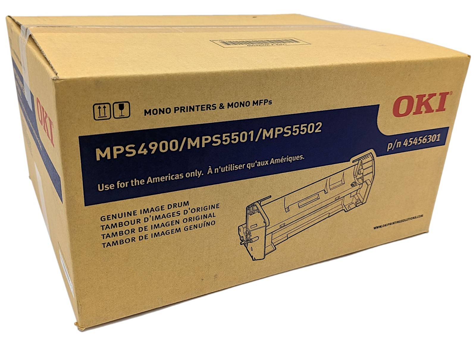 NEW Genuine OKI Imaging Drum 45456301 - For MPS4900 MPS5501 MPS5502 Printers OEM