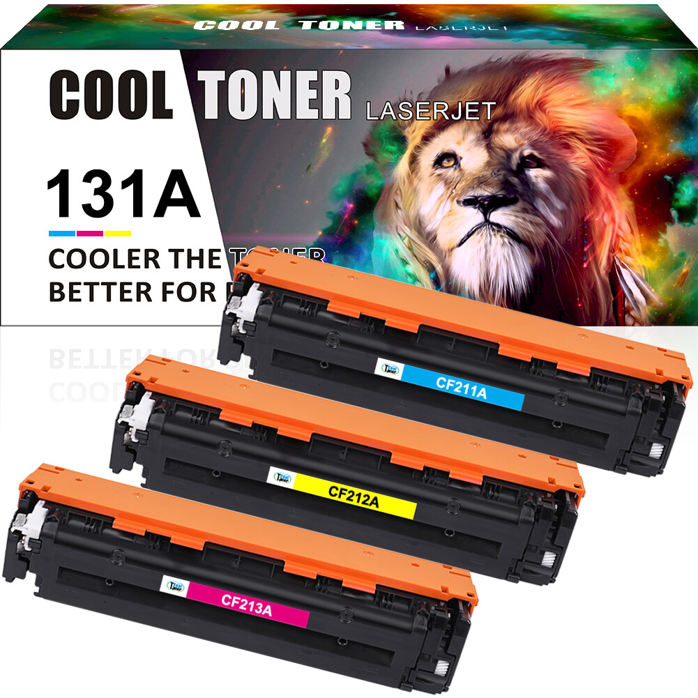 3x Color Toner Compatible with HP CF210A 131A Laserjet Pro 200 MFP M276nw M251nw