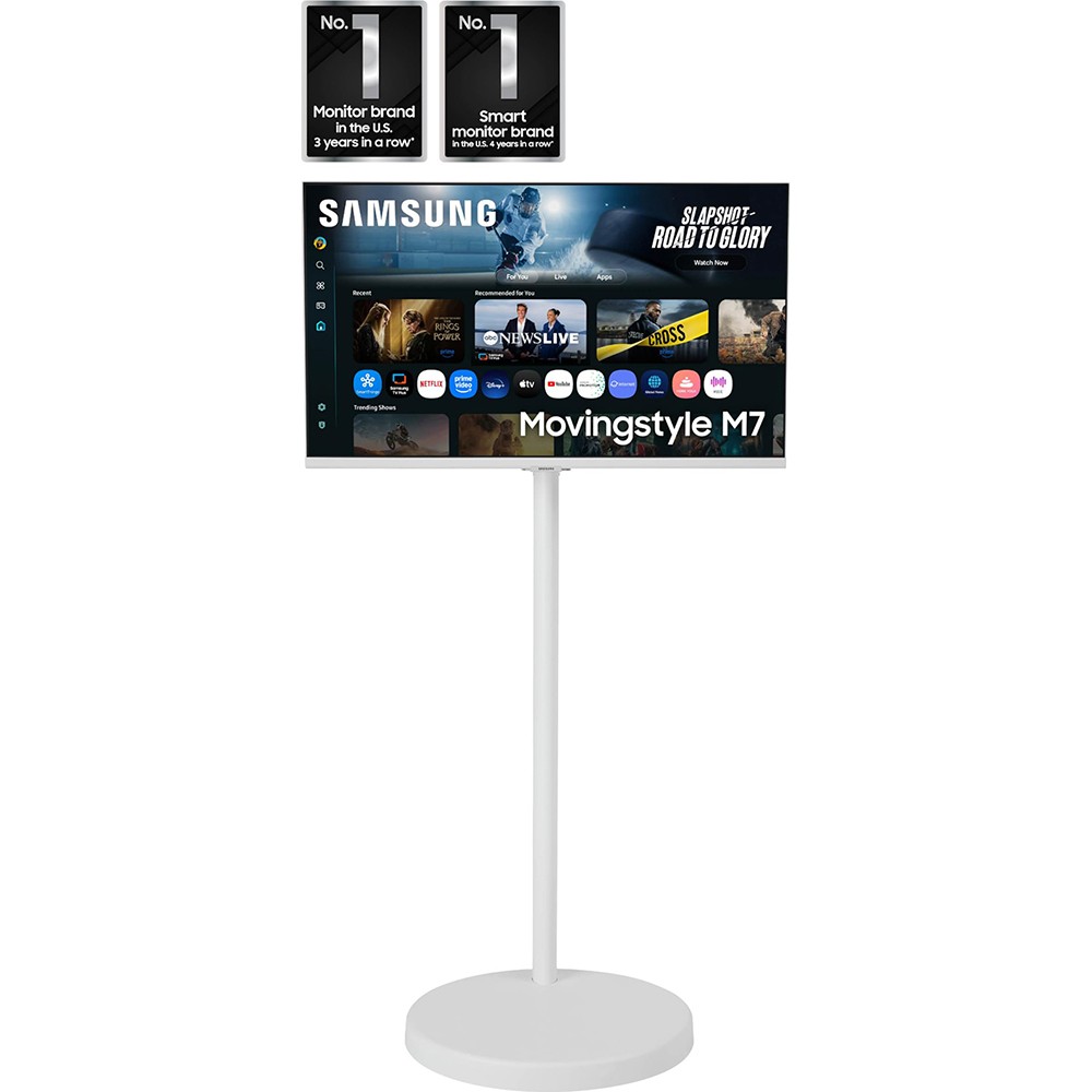 Samsung Movingstyle M7 - 32 4K UHD Smart Monitor with Adjustable Rolling | Open