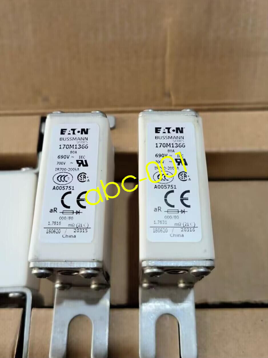 10PCS/1Box New Eaton Moeller Bussmann 170M1366 Fuses 63A 690V In Box Brand