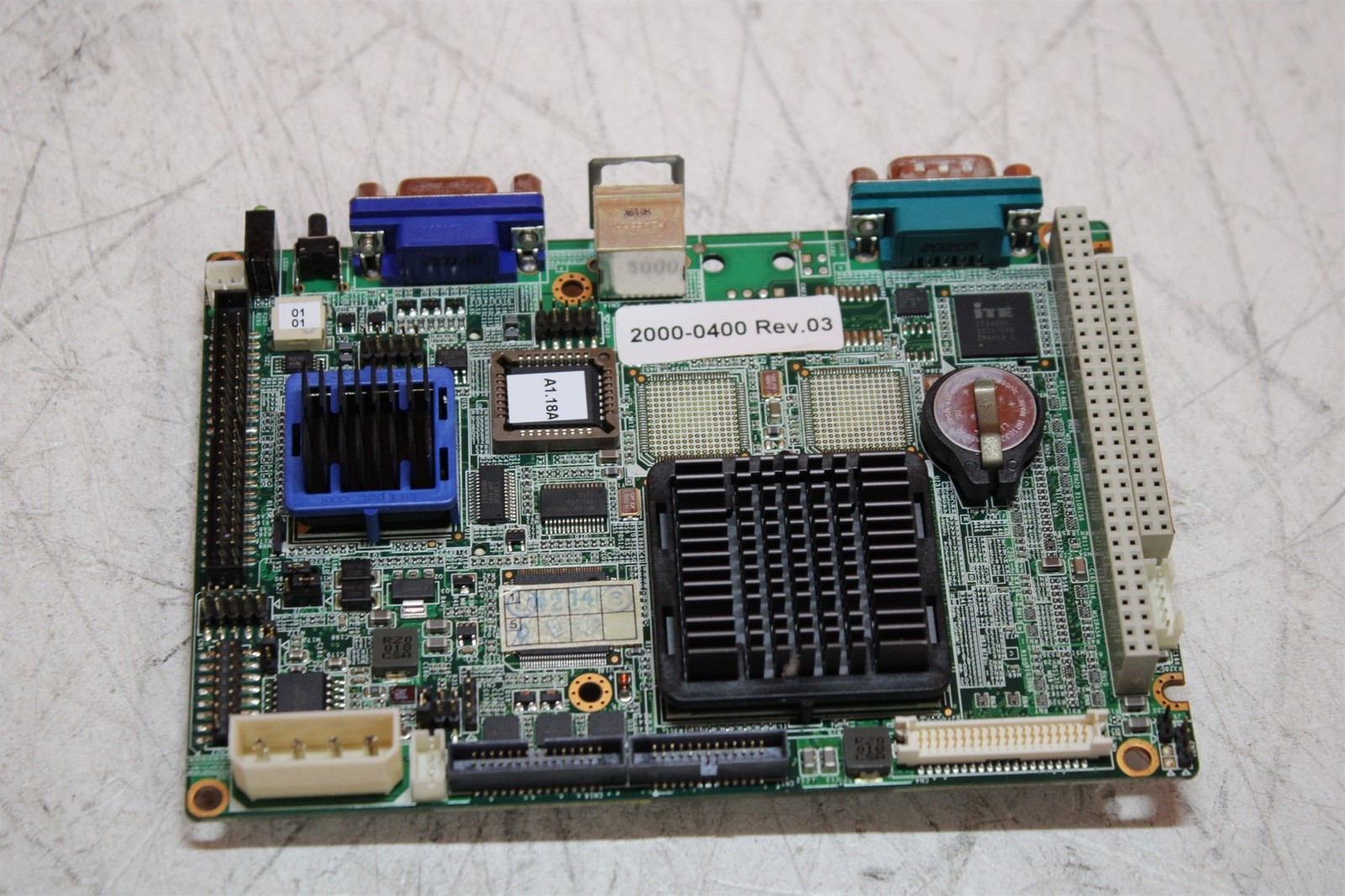 Advantech PCM-9375 PC-104 Industrial Motherboard Geode GX-MMX 500MHz 128MB RAM