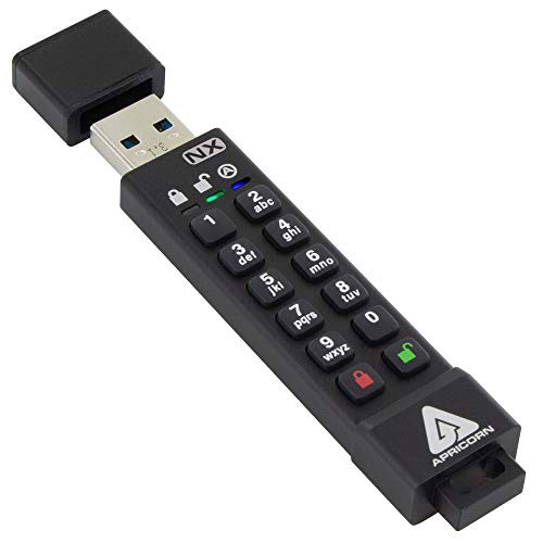 Apricorn ASK3NX8GB 8GB USB 3.1 Flash Drive Black