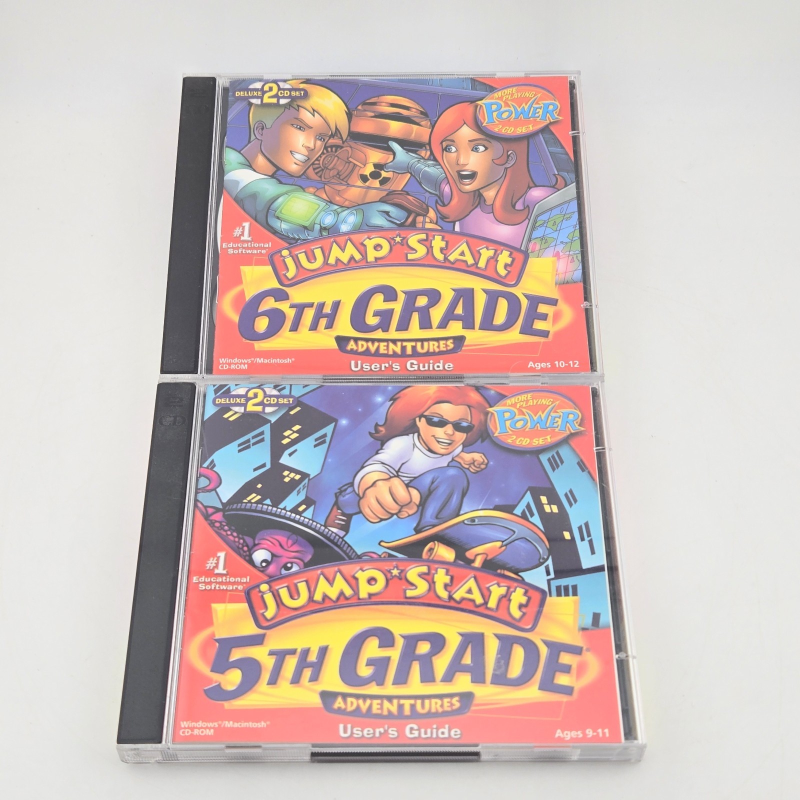Knowledge Adventure JumpStart 5th 6th Grade Adventures Deluxe PC Mac CD-ROM 2000