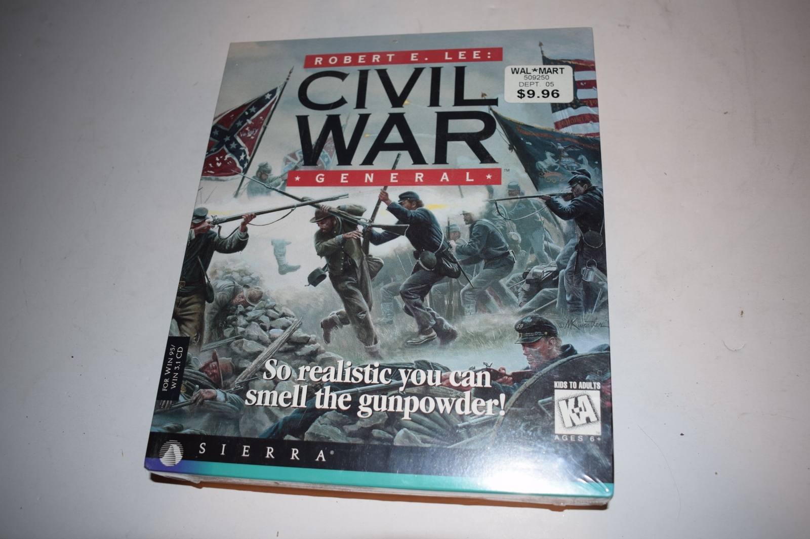 Robert E. Lee Civil War General PC 1996 Factory sealed Brand New Win 95  (HDN46)
