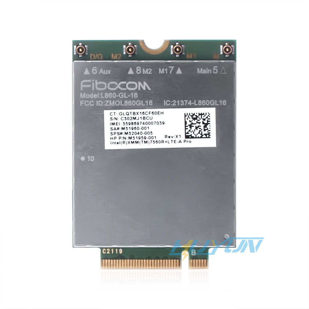 M52040-005 L860-GL-16 LTE CAT16 Module Card 4G modem NGFF M.2 For HP Laptop