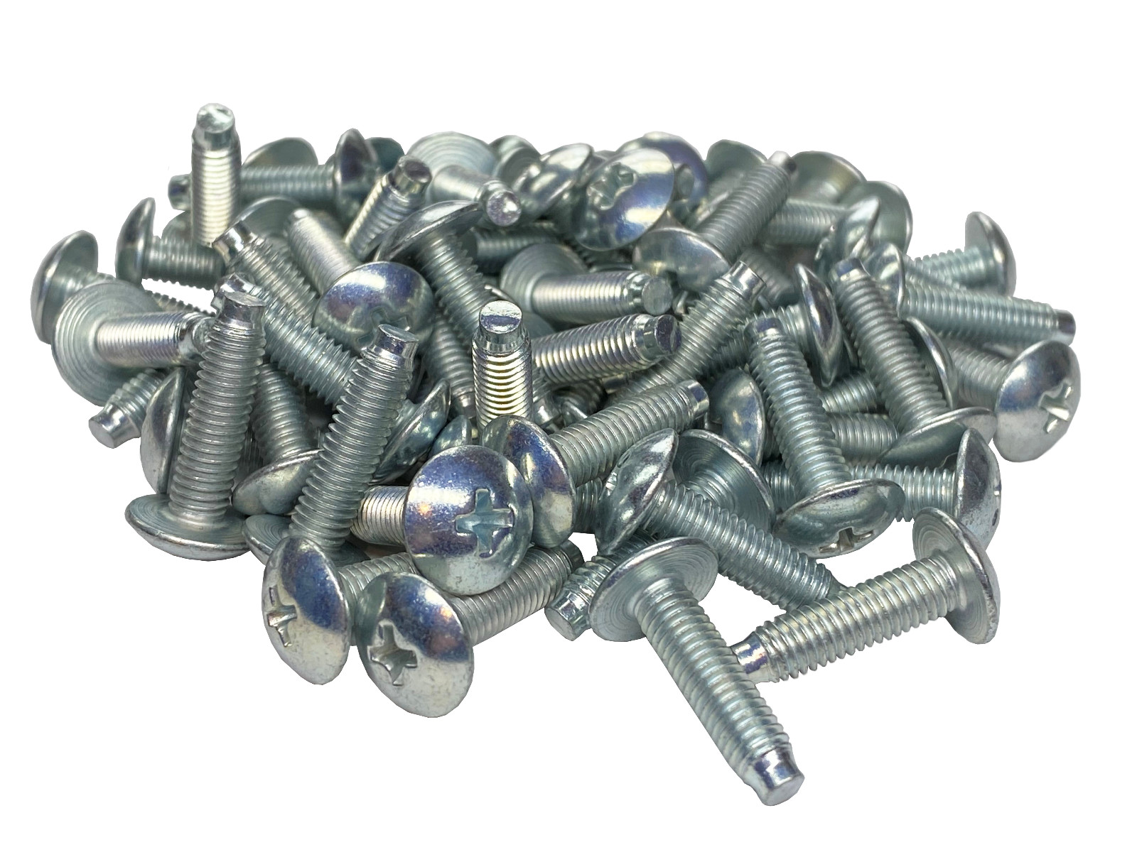 RackGold® 10-32 Zinc Rack Screws - 50 Pack RoHS Compliant USA Made G1032-SZN-T50