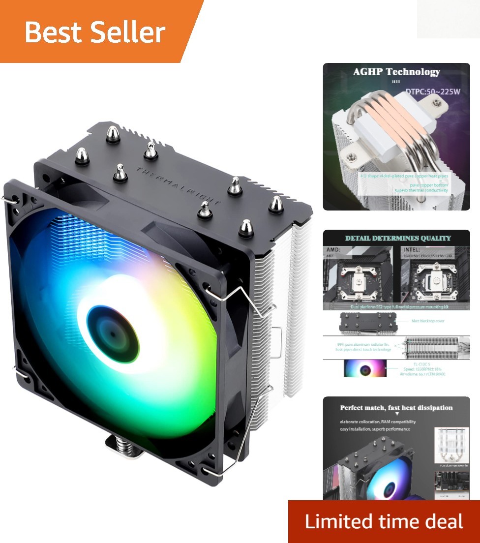 Assassin X120 Refined SE ARGB Cooling Solution - Low Noise & Stunning Design