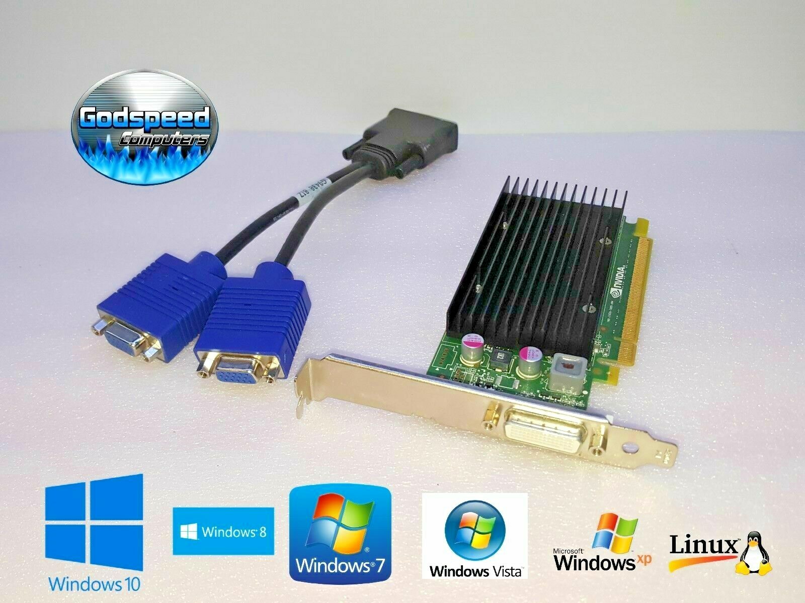 Acer Aspire T3-600 T3-100 T180 T300 NVIDIA Dual VGA Monitor Video Card