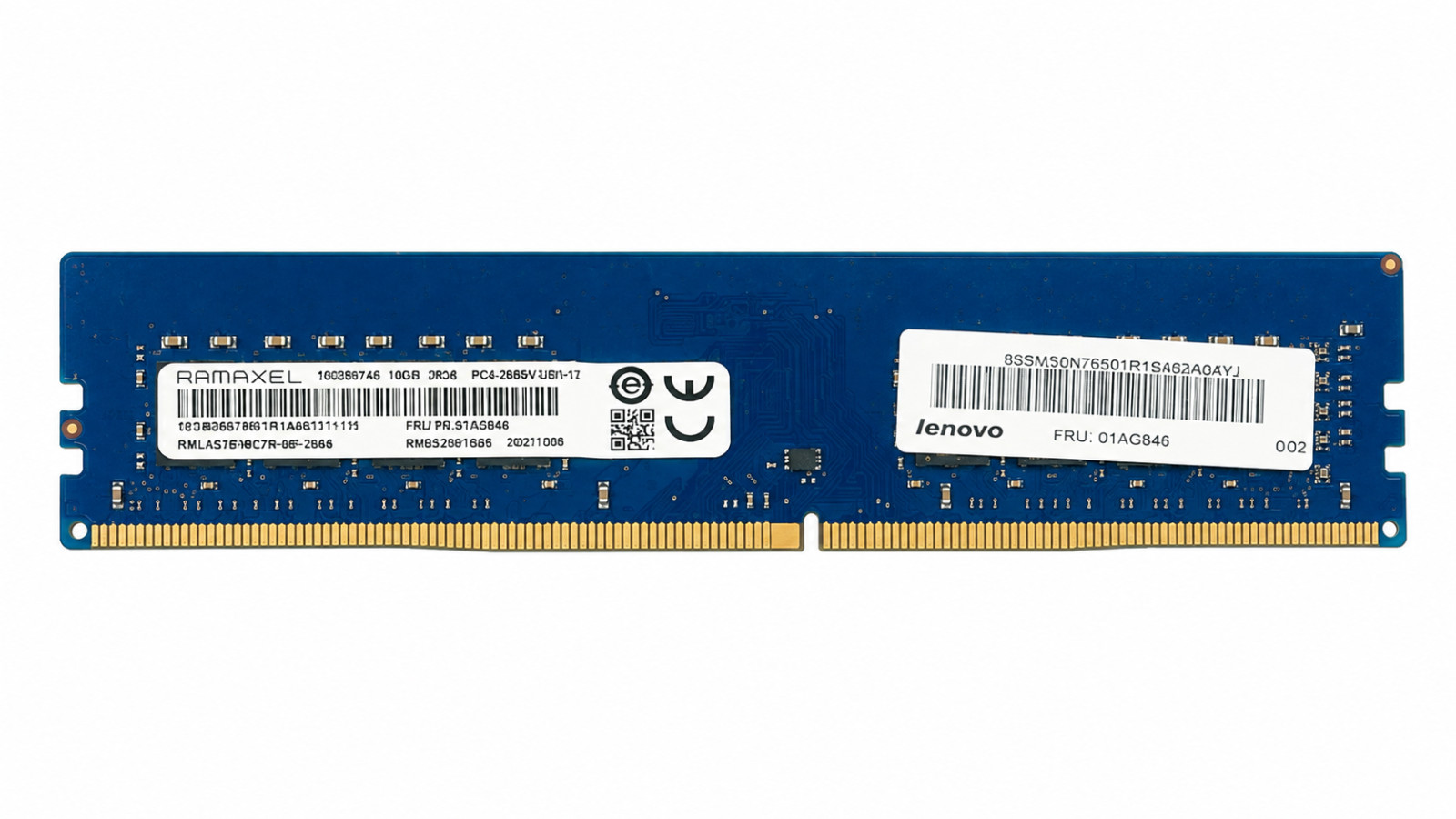 1x 16GB Lenovo 01AG846 RAMAXEL RMUA5180ME78HBF-2666 PC4-2666V DDR4 RAM UDIMM