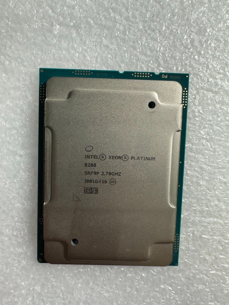 SRF9P Intel Xeon Platinum 8280 28-Core 2.70GHz 38.5MB 205W CPU (Corner Broken)