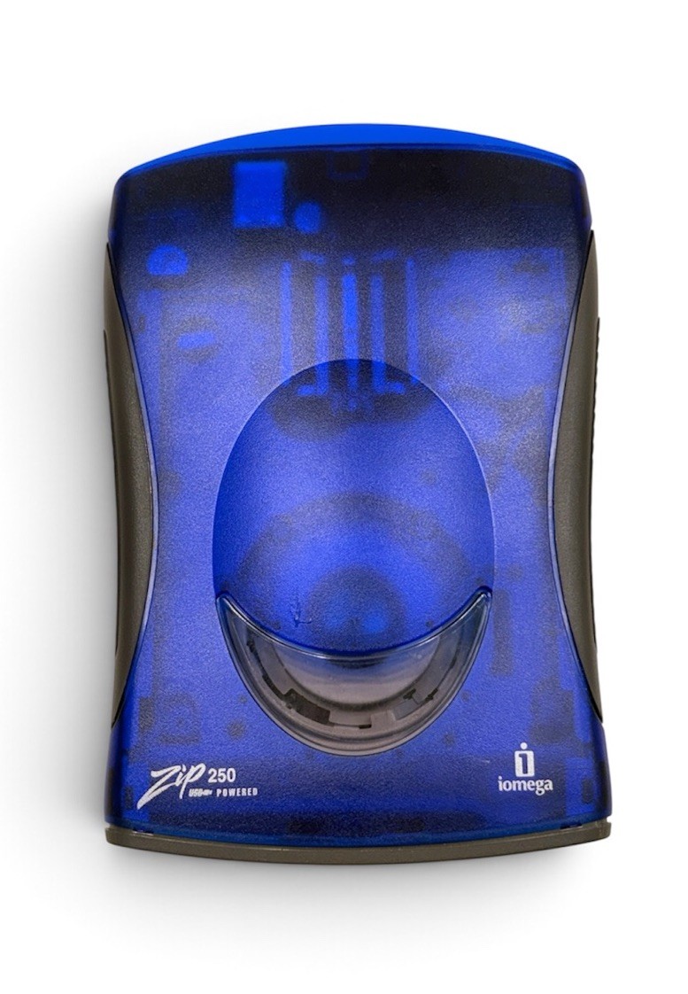 Iomega Zip 250 USB-Powered External Drive 250MB Blue Z250USBPCMBP No cables