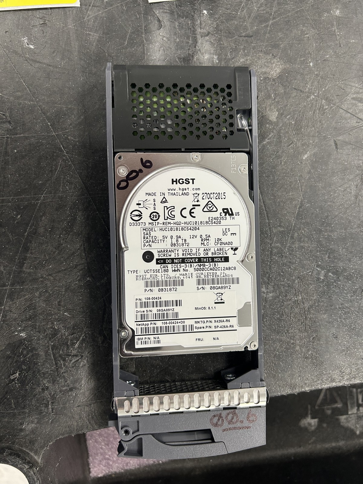 IBM X426A-R6 1.8TB 10K RPM 12GB SAS NETAPP HDD - Reliable Storage