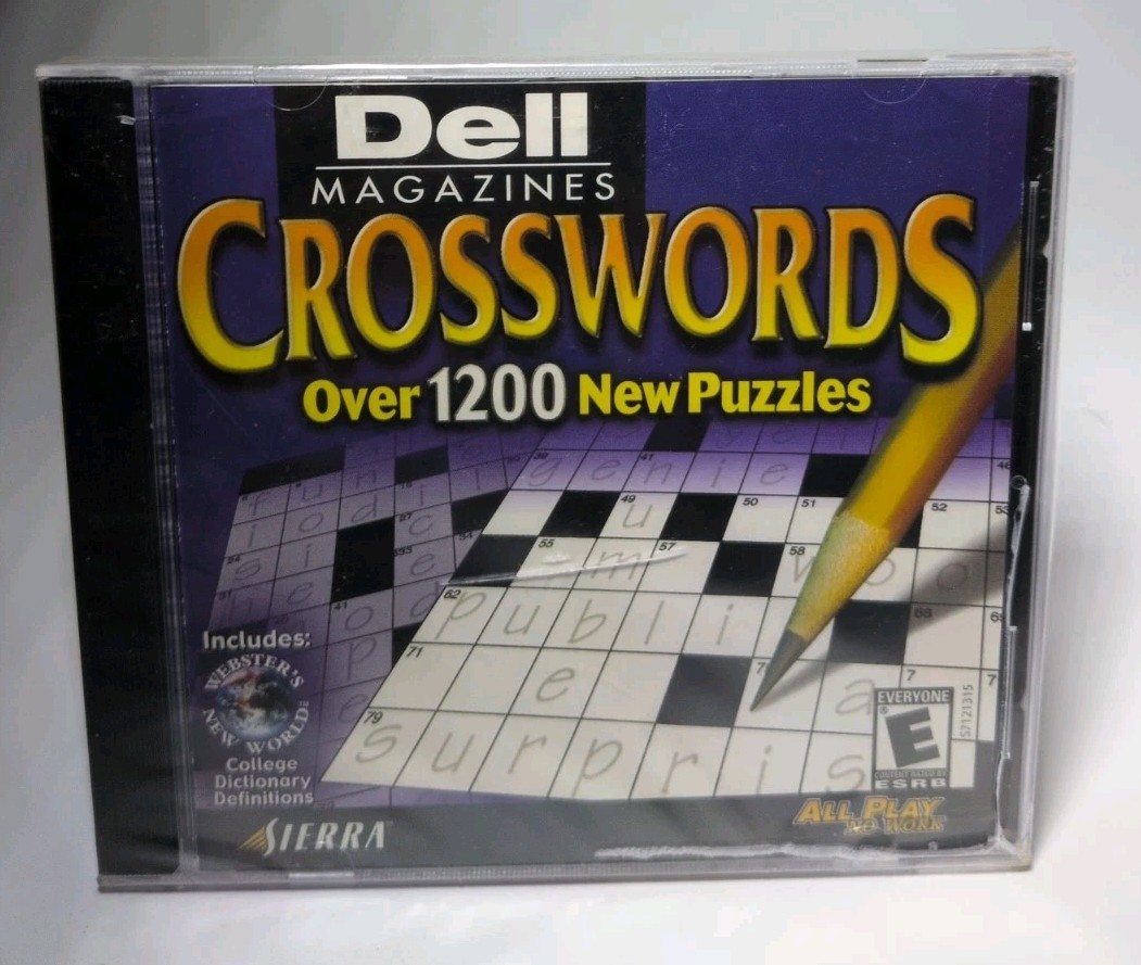 Dell Magazines Crosswords PC CD-ROM Brand New B594
