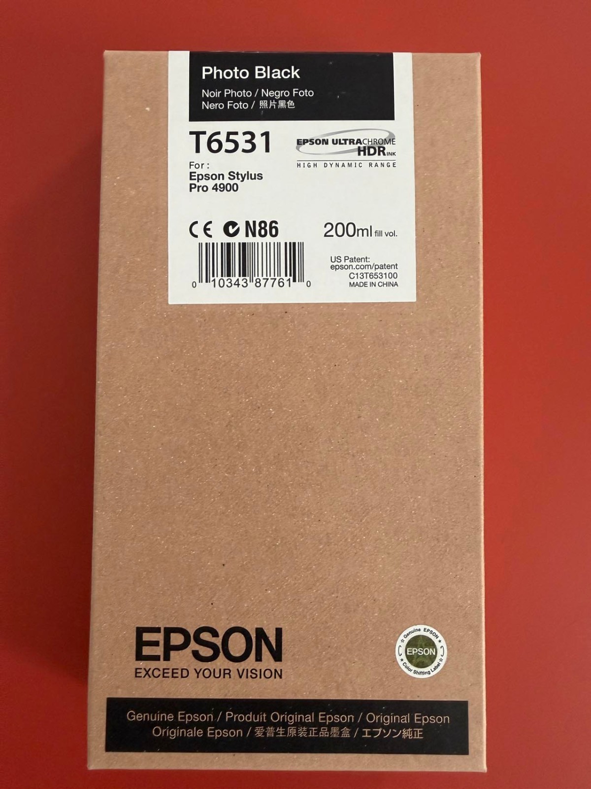 ::: NEW :::: EPSON Stylus Pro 4900 ORIGINAL Ink Cartridges
