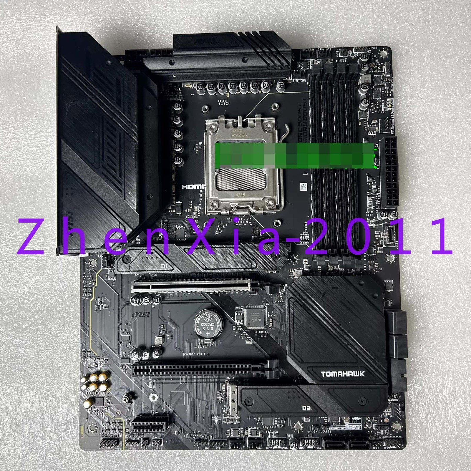 1PC used MSI B650M MS-7D75 TOMAHAWK WIFI Motherboard