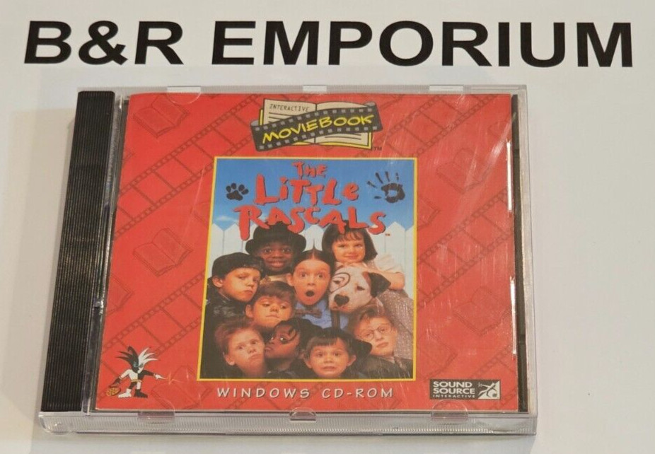 The Little Rascals Interactive Moviebook - (1995 Sound Source) - Used CD-ROM